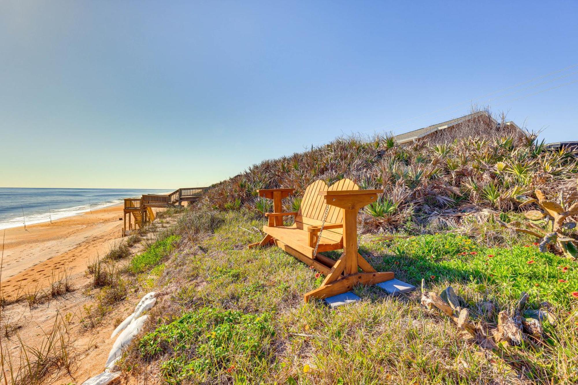 Oceanfront Oasis In Flagler Beach With Deck And Views! Exterior foto