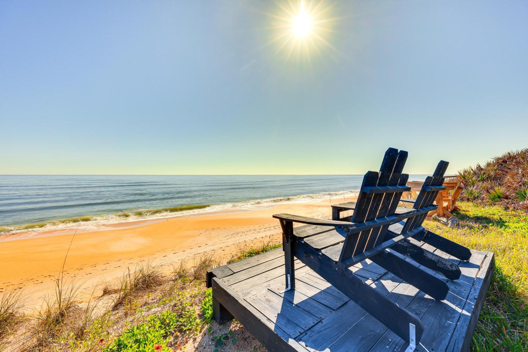 Oceanfront Oasis In Flagler Beach With Deck And Views! Exterior foto